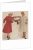 Two Women with Prize Winning Cat by Anonymous
