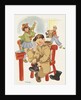 Children putting on winter clothes for outdoor play by Anonymous