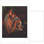 Mother holding baby by Anonymous