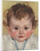 Baby with rosy cheeks by Anonymous