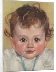 Baby with rosy cheeks by Anonymous