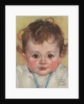 Baby with rosy cheeks by Anonymous