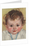 Baby with rosy cheeks by Anonymous