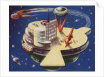 Space station by Anonymous