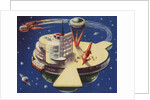 Space station by Anonymous