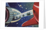 Rockets with walkway by Anonymous