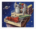 Command HQ in space by Anonymous