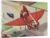 Rocket with space wings by Anonymous