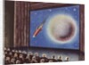 Audience watching a film about outer space by Anonymous