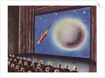 Audience watching a film about outer space by Anonymous