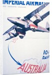 Imperial Airways to Australia poster by Anonymous
