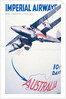 Imperial Airways to Australia poster by Anonymous