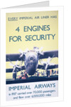 Imperial Airways: 4 engines for security. by Anonymous