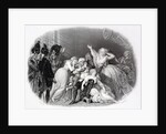 The last audience of Louis XVI and his family by Anonymous