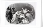 The last audience of Louis XVI and his family by Anonymous