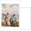 Men curing cod by Anonymous