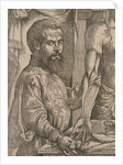 Andreas Vesalius dissecting the muscles of cadaver by Anonymous