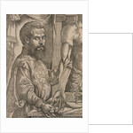 Andreas Vesalius dissecting the muscles of cadaver by Anonymous
