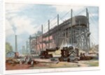 Great Eastern on the stocks by Anonymous