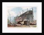 Great Eastern on the stocks by Anonymous
