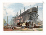 Great Eastern on the stocks by Anonymous