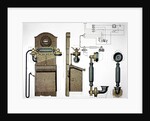 Wall mounted telephone by Anonymous