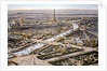 Bird's-eye view of the Paris Expositon of 1900 by Anonymous
