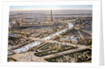 Bird's-eye view of the Paris Expositon of 1900 by Anonymous