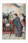 Woman photographer in her studio by Anonymous