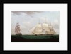 Two East Indiamen off a Coast by Anonymous