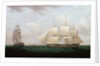 Two East Indiamen off a Coast by Anonymous
