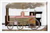 Sectional view of steam railway locomotive by Anonymous