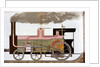 Sectional view of steam railway locomotive by Anonymous