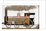 Sectional view of steam railway locomotive by Anonymous