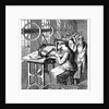 Women making brushes in factory by Anonymous