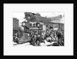 Riot by railroad workers by Anonymous