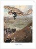 Otto Lilienthal flying glider by Anonymous