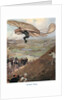 Otto Lilienthal flying glider by Anonymous