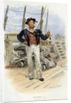 Royal Navy boatswain by Anonymous