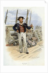 Royal Navy boatswain by Anonymous