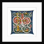 Initial letter 'E' by Anonymous