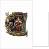 Initial letter 'C' with Queen Elizabeth I by Anonymous