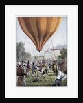 Joseph Louis Gay-Lussac's hot air balloon ascent by Anonymous
