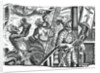 Christopher Columbus on board his ship by Anonymous