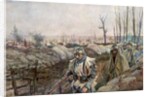 A French Trench in the Village of Souchez by Anonymous
