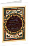 Names of the four Evangelists by Anonymous