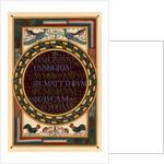 Names of the four Evangelists by Anonymous