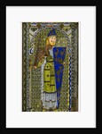 Representation of the enamel effigy of Geoffrey V on his tomb at Le Mans Cathedral by Anonymous