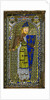 Representation of the enamel effigy of Geoffrey V on his tomb at Le Mans Cathedral by Anonymous