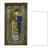 Representation of the enamel effigy of Geoffrey V on his tomb at Le Mans Cathedral by Anonymous
